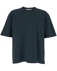 Golden Goose - Relaxed Fit T-Shirt aus Baumwolljersey mit Logo-Patch - Lyst