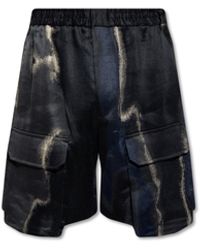 Fendi - Shorts aus Leinen und Baumwolle - Lyst