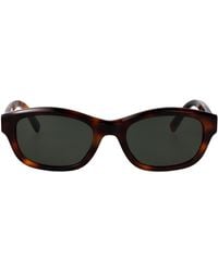 Saint Laurent - Havana-Havana- Acetate Sunglasses - Lyst