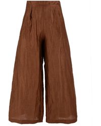 Akep - Broek Brown - Lyst