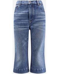 Chloé - High-Waisted Capri Jeans - Lyst