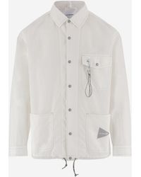 and wander - Chaqueta de mezcla de algodón con logo de - Lyst