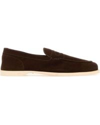 John Lobb - Pace Suede Soft Casual Loafers Shoes - Lyst