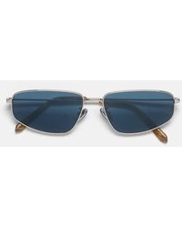Retrosuperfuture - Sonnenbrille Isedra Scratched Nar Silber/Blau Unisex - Lyst