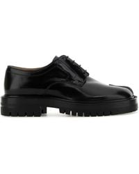 Maison Margiela - Leather Tabi Lace-Up Shoes - Lyst