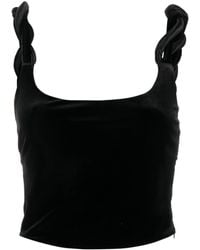 Emporio Armani - Top corto - Lyst
