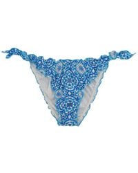 MC2 Saint Barth - Printed Bikini Bottom Swimwear - Lyst