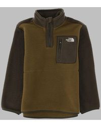 The North Face - Teen Yumiori 1/4 Zip Mini Sweatshirt - Lyst