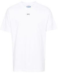 Off-White c/o Virgil Abloh - Crew Neck T -Shirt mit Ausdruck - Lyst