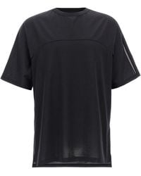 Y-3 - 'Y-3 Mesh Stripes Short Sleeve' T-Shirt - Lyst