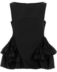 Dries Van Noten - Wool Blend Casey Top - Lyst