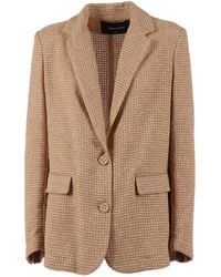 Fabiana Filippi - Sequin Mesh Single Breasted Jacket - Lyst