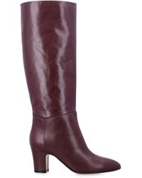 Alberta Ferretti - Alberta Ferretti Leather Knee Boots - Lyst