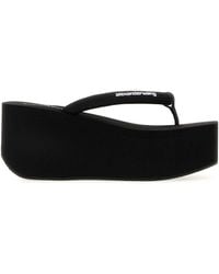 Alexander Wang - Logo Jenna Sandals - Lyst