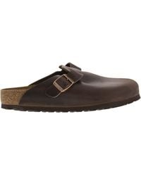Birkenstock - Boston Leder Sabot - Lyst