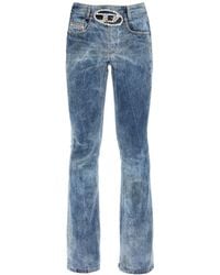 DIESEL - 1969 d Ebbey Jeans con hebilla de joya - Lyst