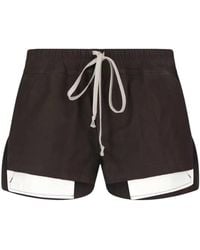 Rick Owens - Leather Shorts - Lyst