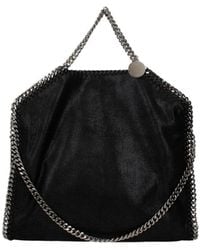 Stella McCartney - Borse A Mano Donna Eco Camoscio Nero - Lyst