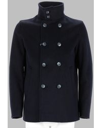Herno - Double-Breasted Short Coat - Lyst