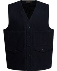 Filson - "Dry Tin" Sleeveless Jacket - Lyst