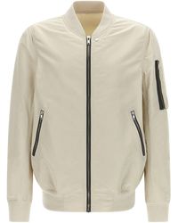 Rick Owens - Beige Zip Jacket - Lyst