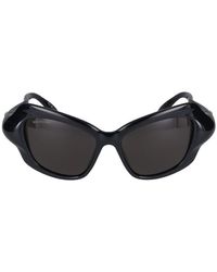 Balenciaga - Sonnenbrille BB0353 S 001 schwarzes schwarzes grau /17 /145 - Lyst
