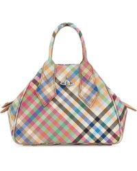 Vivienne Westwood - Printed Canvas Small Yasmine Handbag - Lyst