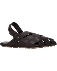 Bottega Veneta - Hausschuhe und Hufe Mann braunes Leder/dunkle Schokolade - Lyst
