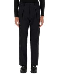 Fendi - Wool Cigarette Trousers - Lyst