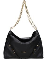 Givenchy - Schoudertassen Voyou Vrouw Leer Zwart - Lyst