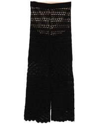 Semicouture - Amalia Katoenen Broek - Lyst