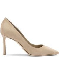 Jimmy Choo - Romy 85 Heeled Shoes Beige - Lyst