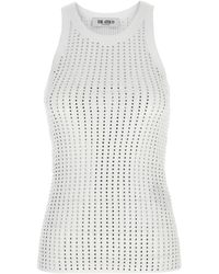 The Attico - De Attico Rhinestone Top - Lyst