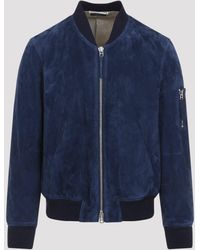 Tom Ford - Soft Suede Bomber - Lyst