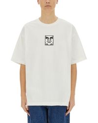 Obey - Icon Face Tshirt - Lyst
