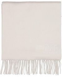 Max Mara - Sjaals Wit - Lyst