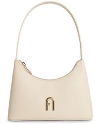 Furla - 'diamante' Cream Lear Mini Bag - Lyst