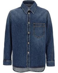 Givenchy - Overshirt Denim - Lyst