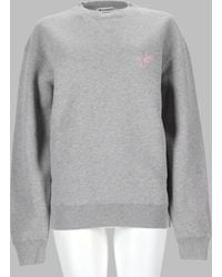 JW Anderson - Felpa Con Logo Ricamato "Anchor" - Lyst