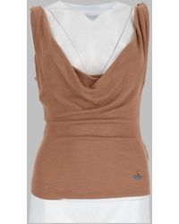 Vivienne Westwood - Statement Printed Bodysuit Top For - Lyst