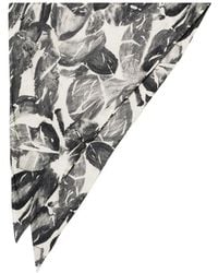 Alysi - Printed Silk Foulard - Lyst