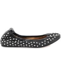 Isabel Marant - Leather Studded Ballet Flats By Bel - Lyst