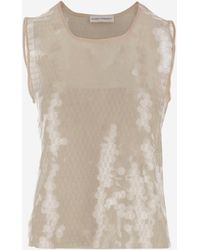 Niccolò Pasqualetti - Top de nylon Pasqualetti de Niccolo con patrón de lentejuelas - Lyst