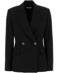 Versace - Informal Jacket Heavy Weight Wool Grain De Poudre - Lyst