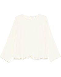 forte_forte - Matte Anvers Satin Embroidered Top - Lyst