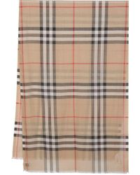 Burberry - 220X70 Gnt Chk Scarve - Lyst