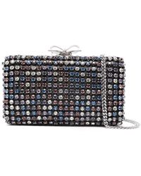 Self-Portrait - Bolso De Mano Mini Con Detalles De Cristal - Lyst