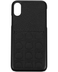Ferragamo - Iphone Cover Iphone X Leather - Lyst