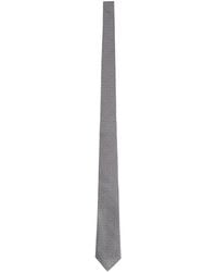 Gucci - Silk Tie With Clamps - Lyst