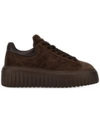 Hogan - Baskets en cuir H Stripes - Lyst